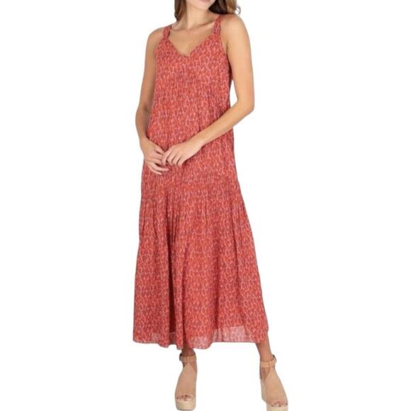 JOIE Dresses & Skirts - Joie Bondi Tea Rose Tiered Sleeveless Maxi Dress Womens Size XL NWT $248